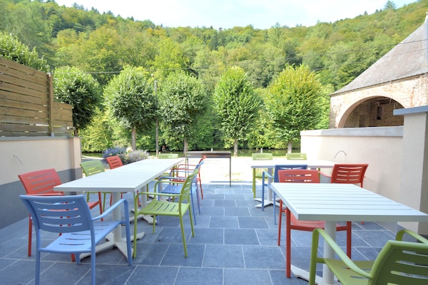 Foto van Villa aan de rivier in Bouillon - Vakantiehuis in Bouillon - TerraceBalcony