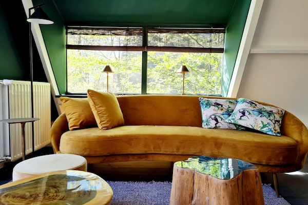 Foto van Hedendaagse Ardense chalet in Durbuy - Vakantiehuis in Durbuy - LivingRoom