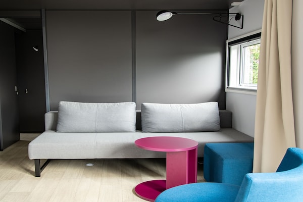 Foto van Gezellig chalet met panoramisch uitzicht - Vakantiehuis in Dochamps - LivingRoom