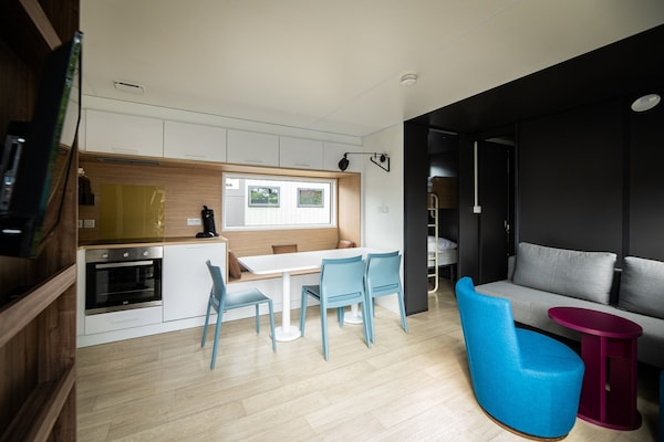 Foto van Gezellig chalet met panoramisch uitzicht - Vakantiehuis in Dochamps - LivingRoom