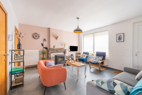 Foto van Charmant huisje met sauna - Vakantiehuis in Honnelles - LivingRoom