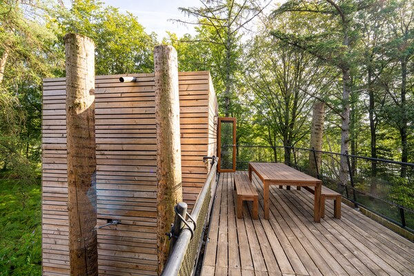 Foto van Haven met sauna en zwembad - Vakantiehuis in antoing - TerraceBalcony