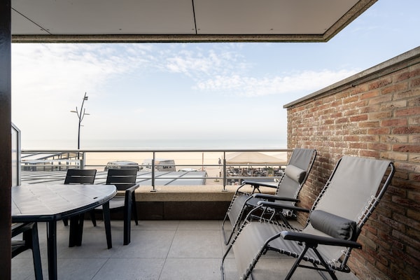Foto van Appartement in Blankenberge met Zeezicht - Vakantiehuis in Blankenberge - TerraceBalcony