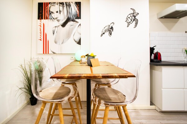 Foto van Zonnige begane grond ontsnapping - Vakantiehuis in Oostende - DiningRoom