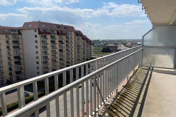 Foto van Appartement in Nieuwpoort-Bad met uitzicht op zee - Vakantiehuis in NIEUWPOORT - TerraceBalcony