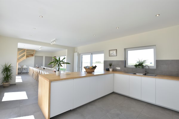 Foto van Vakantiehuis met vijver in Poperinge - Vakantiehuis in Roesbrugge - Kitchen