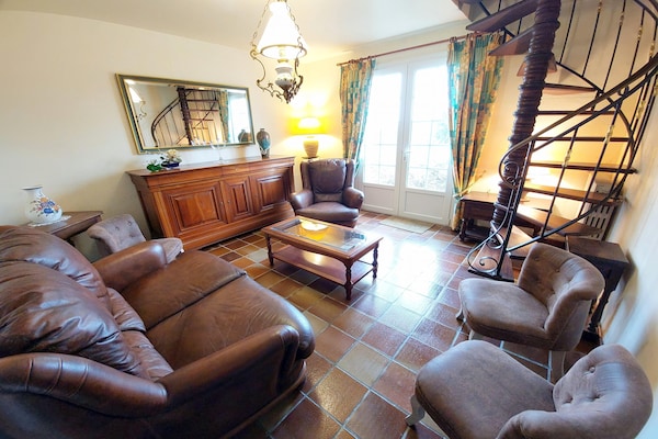 Foto van Huis in Bretagne bij Zandstranden - Vakantiehuis in Sibiril - LivingRoom