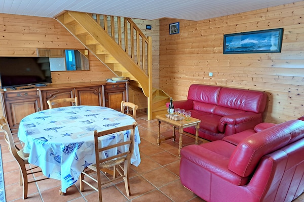 Foto van Stenen huis in Cleder bij zandstrand - Vakantiehuis in Cléder - DiningRoom