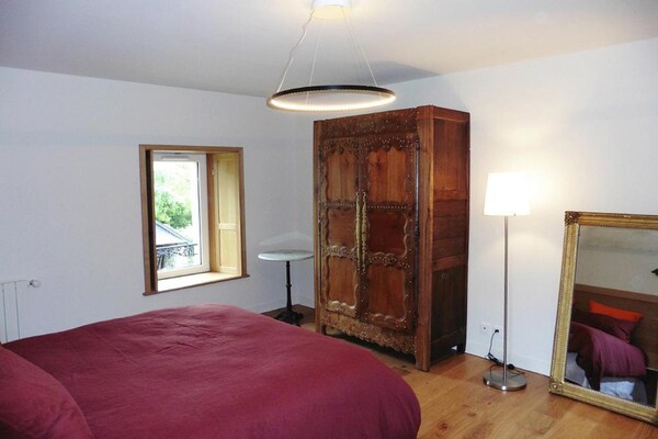 Foto van Landgoed in Landeleau bij Aulne Rivier - Vakantiehuis in Landéleau - BedRoom