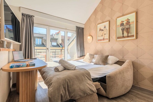 Foto van Gezellige Studio -AC- 4P- Genève - Vakantiehuis in Genève - BedRoom