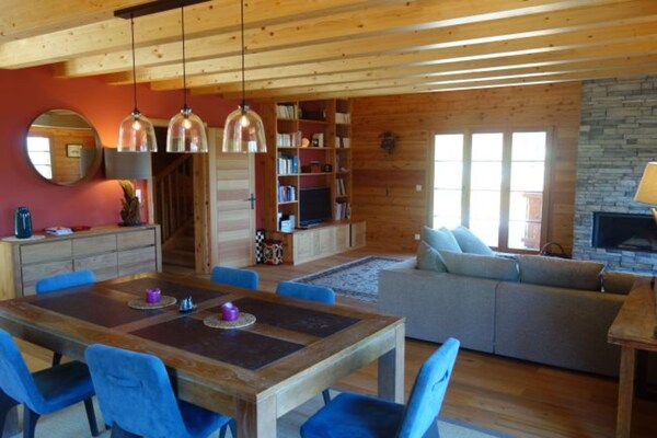 Foto van Chalet in Les Masses met skiopslag - Vakantiehuis in Les Masses - DiningRoom