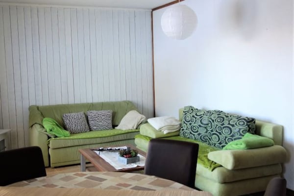 Foto van Studio in Veysonnaz bij Skipistes & Gondel - Vakantiehuis in Veysonnaz - LivingRoom