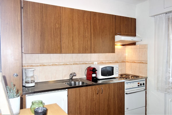 Foto van Studio in Veysonnaz bij Skipistes & Gondel - Vakantiehuis in Veysonnaz - Kitchen