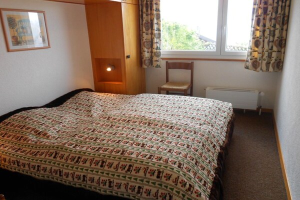 Foto van Huisdiervriendelijk appartement met uitzicht op de bergen - BedRoom