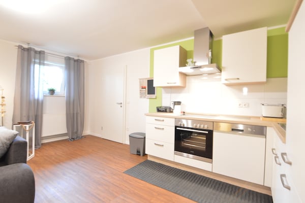 Foto van Appartement in Ulmen met Tuin en BBQ - Vakantiehuis in Ulmen - Kitchen