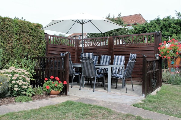 Foto van Ferienwohnung Sommerglück in Proseken - Vakantiehuis in Proseken - GardenSummer