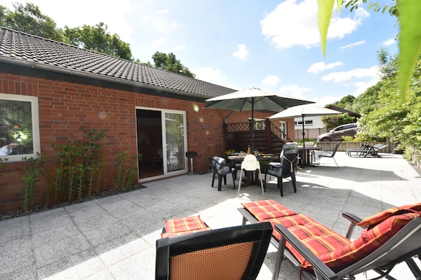 Foto van Vakantiehuis in Damshagen met sauna - Vakantiehuis in Klütz - TerraceBalcony