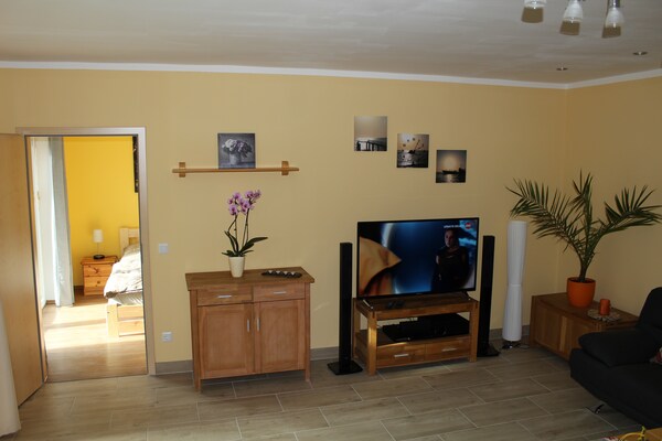 Foto van Bungalow in Börgerende-Rethwisch met sauna - Vakantiehuis in Börgerende-Rethwisch - LivingRoom