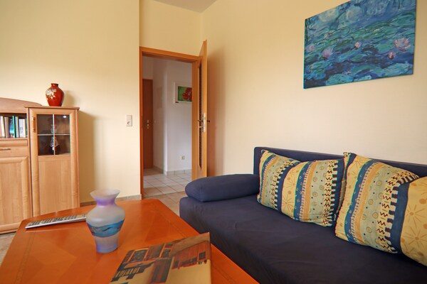 Foto van Stijlvol appartement met tuin in Rerik - Vakantiehuis in Rerik - LivingRoom