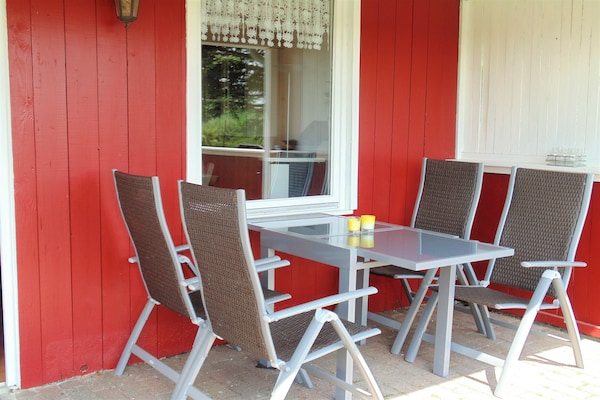 Foto van Bungalow in Damshagen nabij de Oostzee - Vakantiehuis in Hof Reppenhagen - TerraceBalcony
