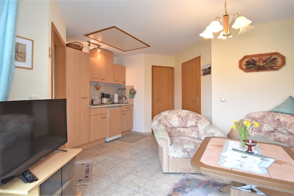 Foto van Stijlvol vakantieappartement in het Vogtland met terras - Kitchen