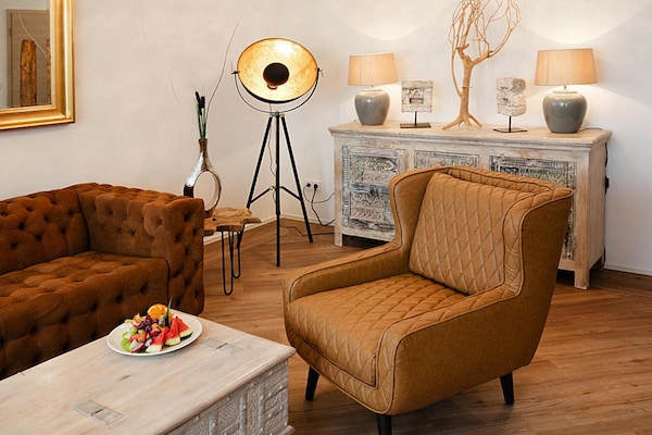 Foto van Appartement in Strausberg met ontbijt inbegrepen - Vakantiehuis in Strausberg - LivingRoom