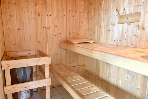 Foto van Perfect vakantiehuis voor gezinnen - Vakantiehuis in Rechlin - Sauna