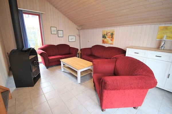 Foto van Scandinavisch vakantiehuis in Mirow - Vakantiehuis in Granzow - LivingRoom