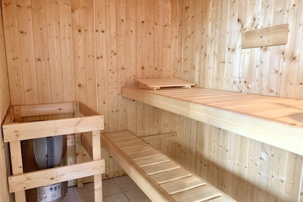 Foto van Scandinavisch vakantiehuis in Mirow - Vakantiehuis in Granzow - Wellness