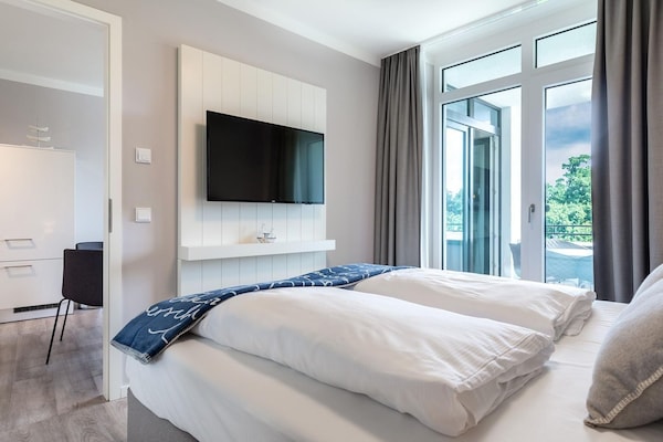 Foto van Appartement met loggia en uitzicht op het park - Vakantiehuis in Travemünde - BedRoom