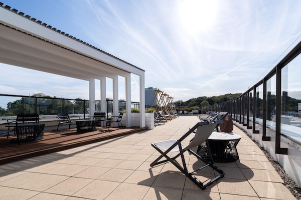 Foto van Appartement met uitzicht op het park - Vakantiehuis in Travemünde - TerraceBalcony