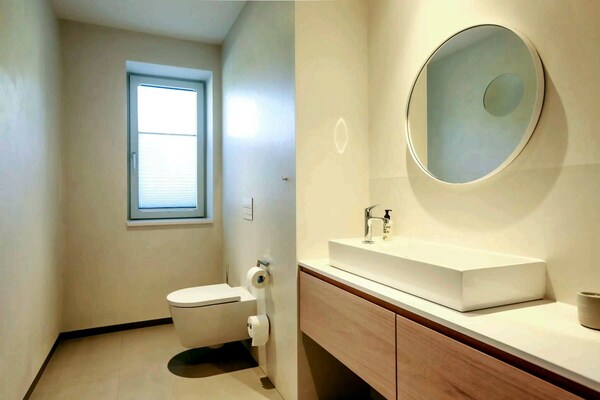 Foto van Exclusief landhuis op Fehmarn - Vakantiehuis in Fehmarn/Schlagsdorf - BathRoom