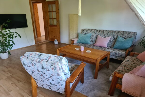 Foto van Krusenhagen Appartement met Tuin - Vakantiehuis in Krusenhagen - LivingRoom