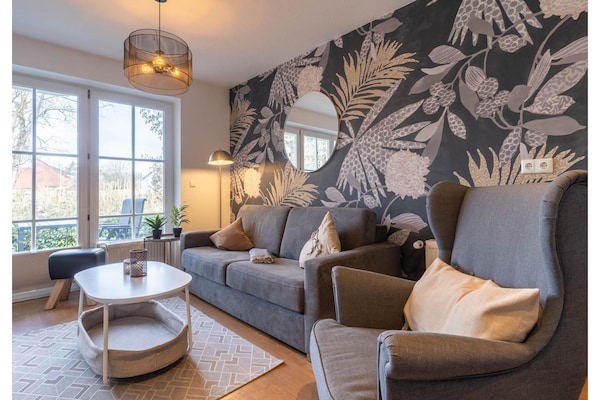 Foto van Appartement in St. Peter-Ording met terras - Vakantiehuis in St. Peter-Ording - LivingRoom