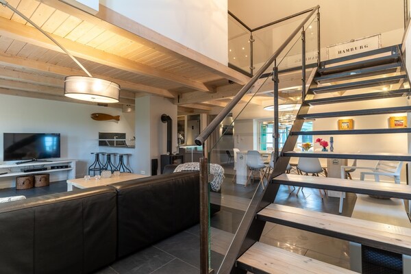 Foto van Rietgedekte vakantiewoning in Westerhever met sauna - Stairs