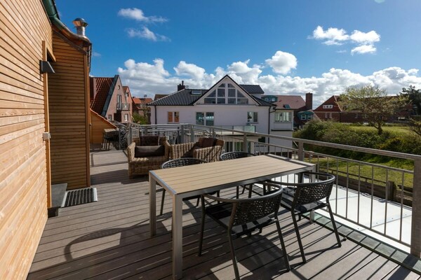 Foto van Beach Street Peper Comfortabele vakantiewoning - Vakantiehuis in Juist - TerraceBalcony