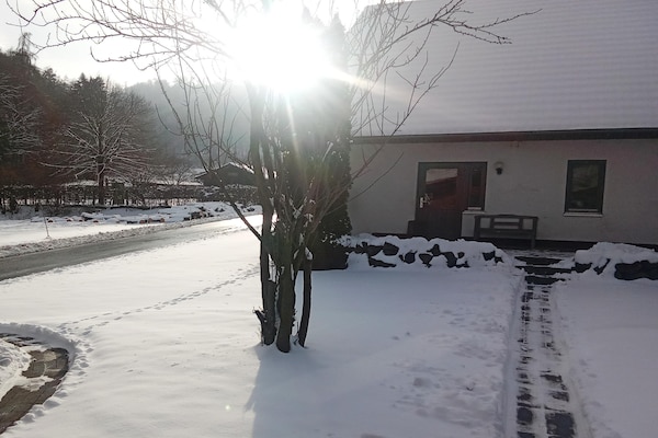 Foto van Appartement met terras in Hüddingen - Vakantiehuis in Bad Wildungen - AreaWinter1KM