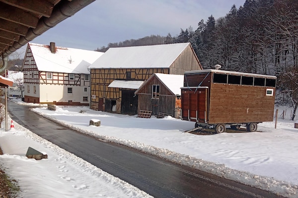 Foto van Appartement met terras in Hüddingen - Vakantiehuis in Bad Wildungen - AreaWinter1KM