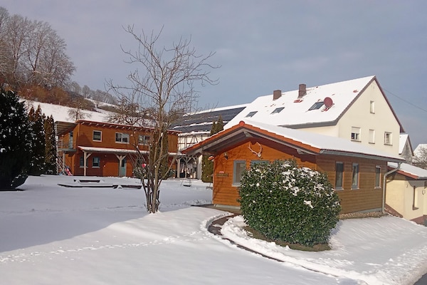 Foto van Appartement met terras in Hüddingen - Vakantiehuis in Bad Wildungen - AreaWinter1KM