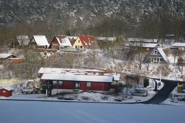 Foto van Vakantiehuis in Duitsland met Uitzicht - Vakantiehuis in Ronshausen - AreaWinter1KM