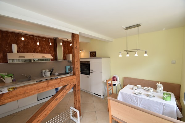 Foto van Zonnig tuinverblijf, Veckenstedt - Vakantiehuis in Veckenstedt - GardenSummer