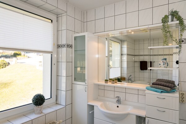Foto van Appartement in Sauerland met terras - Vakantiehuis in Erndtebrück - BathRoom