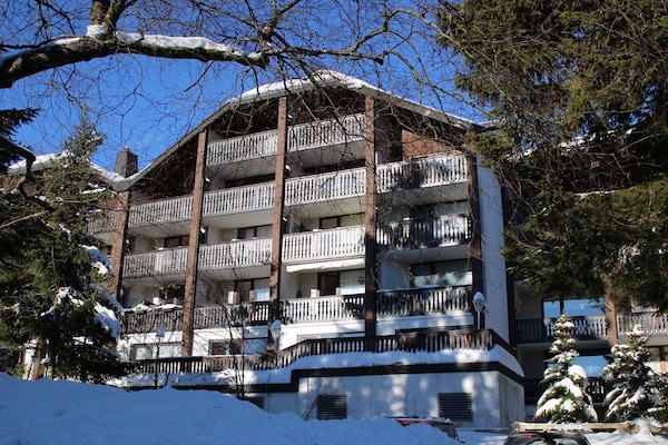 Foto van Appartement in Winterberg vlakbij het bikepark - Vakantiehuis in Winterberg - ExteriorWinter