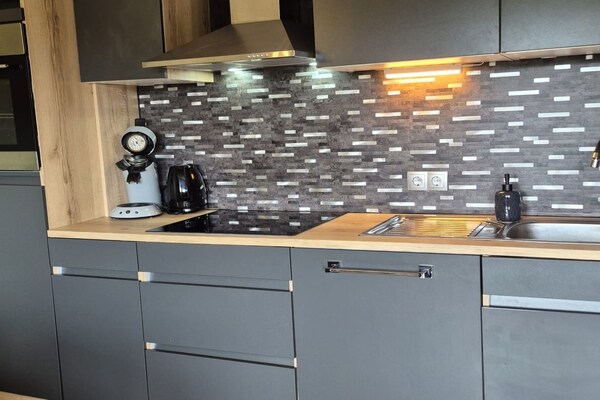 Foto van Appartement met uitzicht op de bergen nabij Winterberg - Kitchen