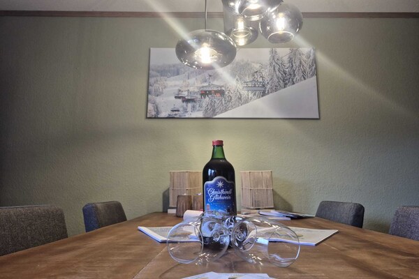Foto van Appartement met uitzicht op de bergen nabij Winterberg - DiningRoom