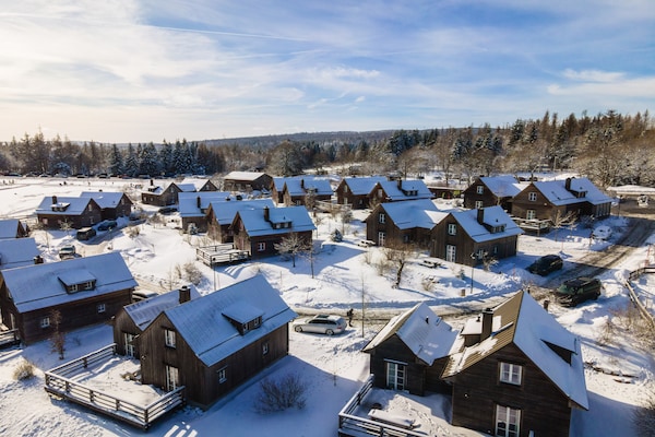Foto van Twee-onder-een-kapwoningen, turfhuis - Vakantiehuis in Torfhaus - LivingRoom