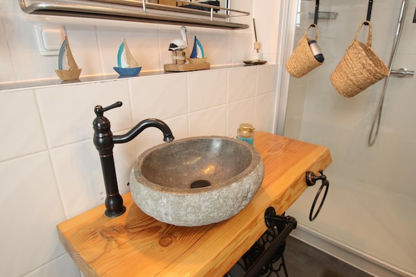 Foto van Appartement in Seedomizil Kummerow - Vakantiehuis in Kummerow - BathRoom