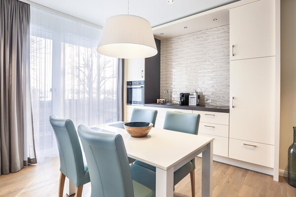 Foto van Appartementen in het Maremüritz Marina Resort - Vakantiehuis in Waren (Müritz) - Kitchen