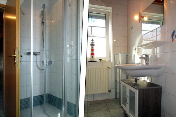 Foto van Vakantiehuis Wattperlchen in Dornum - Vakantiehuis in Neßmersiel - BathRoom