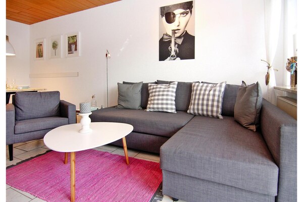 Foto van Rijtjeshuis Land en Zee in Büsum - Vakantiehuis in Büsum - LivingRoom